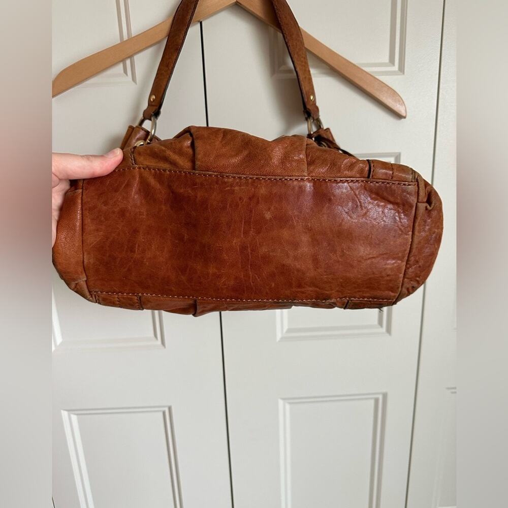 Michael kors brown leather satchel handbag - Picture 5 of 13